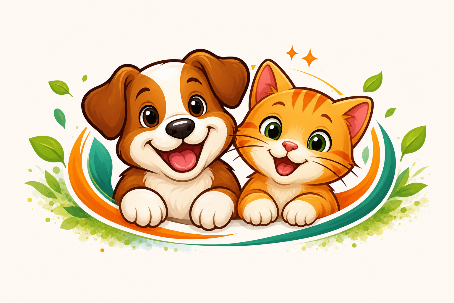 FurWiseCo cartoon dog and cat mascots